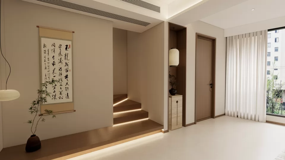 天鹅湖花园240平方米完工实景